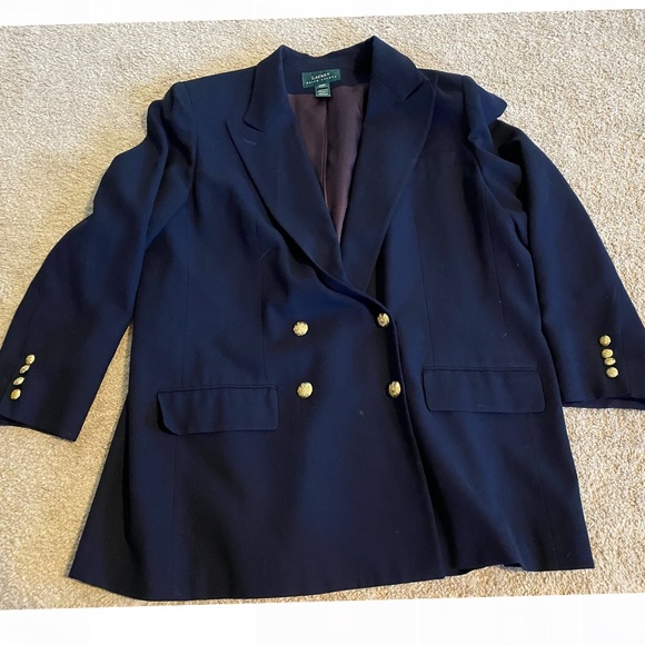Lauren Ralph Lauren Jackets & Blazers - Ralph Lauren Worsted Double Breasted Wool Jacket